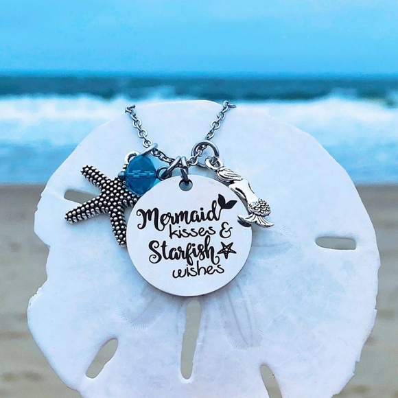 Beachware Jewelry - Mermaid Kisses & Starfish Wishes Necklace
